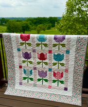 Load image into Gallery viewer, NEW! Happy Little Stitch Box - Piece and Plenty Tulips by Lori Holt