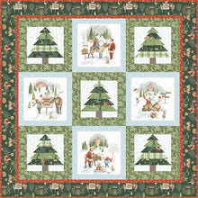 Load image into Gallery viewer, Santa's Tree Farm Panel Boxed Quilt Kit by Lisa Audit