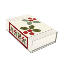Load image into Gallery viewer, RESERVATION - Christmas Greetings Holly-Day Cheer Runner and Pillow Boxed Kit by Sandy Gervais