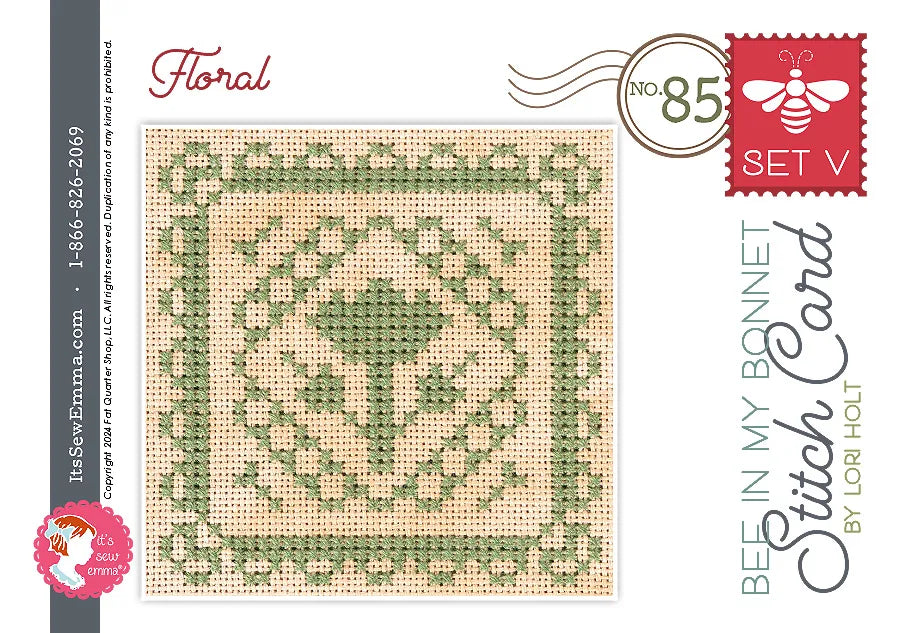 Bee in my Bonnet Stitch Cards - Set V by Lori Holt – Happy Little