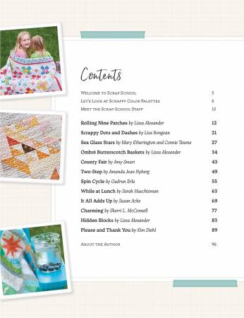 Scrap School Quilt Book by Lisa Alexander – Happy Little Stitch Shop