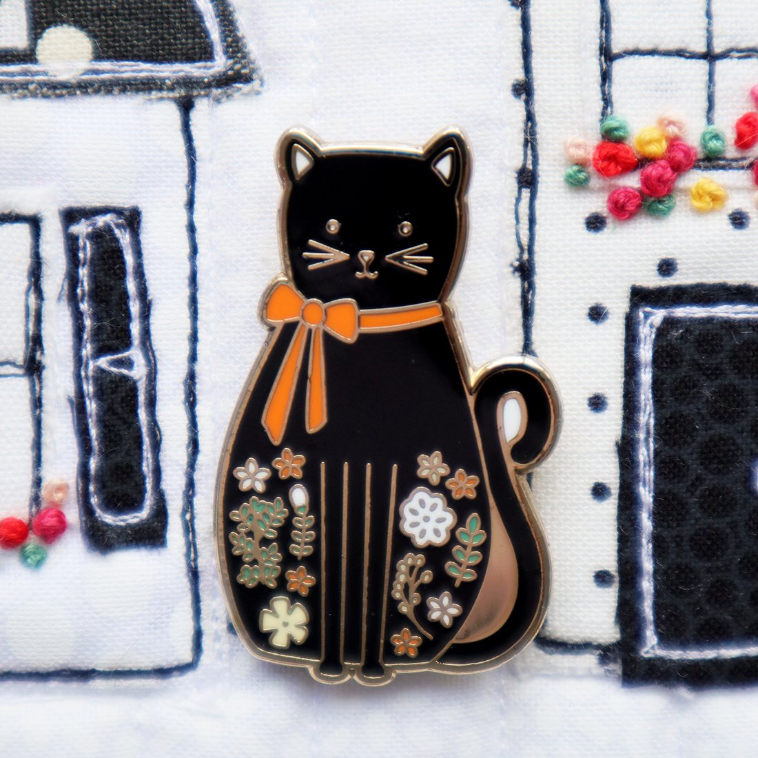 Kitten Needle Minder Magnet Needle Keeper For Embroidery Cross Stitch