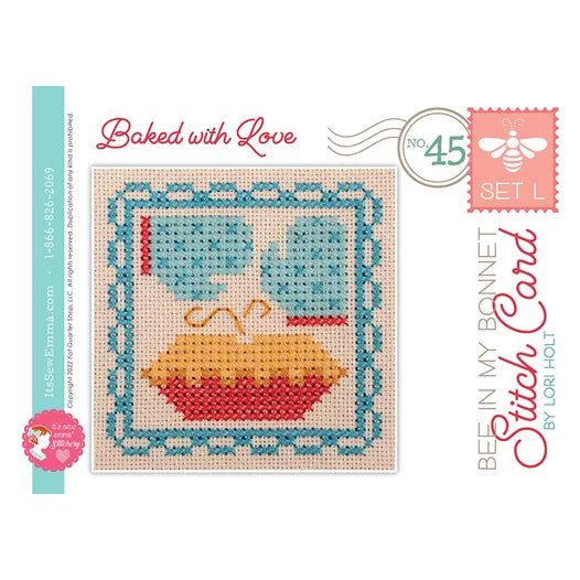 Bee in My Bonnet Stitch Cards - Set L by Lori Holt – Happy Little Stitch  Shop