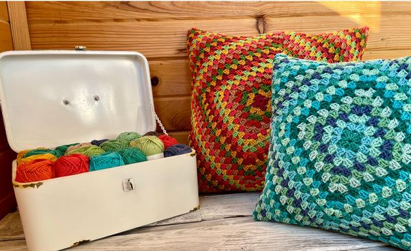 Granny Square Pillows