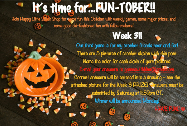 FUN-tober Week 3...