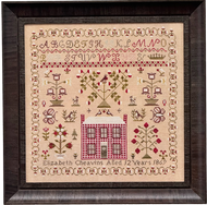 Elizabeth Chevins 1869 Sampler and Pinwheel by Fox and Rabbit