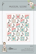 Musical Score Quilt Pattern by Jennifer Long