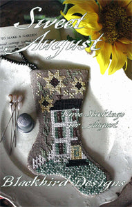 Monthly Stockings - Sweet August by Blackbird Designs