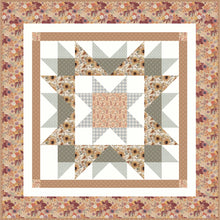 Load image into Gallery viewer, RESERVATION - Evening on the Prairie Evening Star Table Topper Boxed Quilt Kit by The RBD Designers