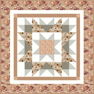 RESERVATION - Evening on the Prairie Evening Star Table Topper Boxed Quilt Kit by The RBD Designers