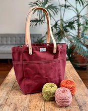 Load image into Gallery viewer, Knitting and Crochet Project Tote Bag - Various Colors by Artifact