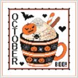 A Year of Mugs - October by Cross Stitch Wonders