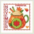 A Year of Mugs - November by Cross Stitch Wonders