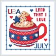 A Year of Mugs - July by Cross Stitch Wonders