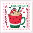 A Year of Mugs - August by Cross Stitch Wonders