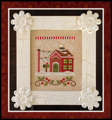 Santa's Village - North Pole Post Office by Country Cottage Needleworks