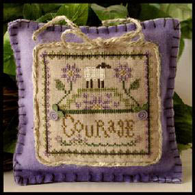 Little Sheep Virtues 4 - Courage by Little House Needleworks