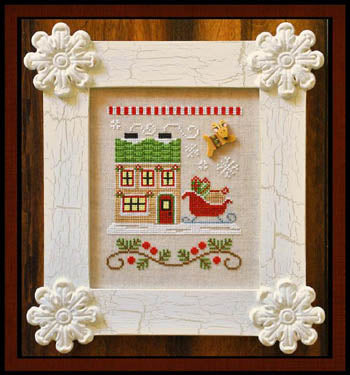 Santa's Village - Santa's Sleighworks by Country Cottage Needleworks