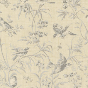 Antoinette - Florals Birds Butterflies Pearl Roche by French General