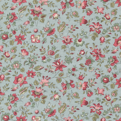 Antoinette - Picardie Small Floral Ciel Blue by French General
