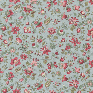 Antoinette - Picardie Small Floral Ciel Blue by French General