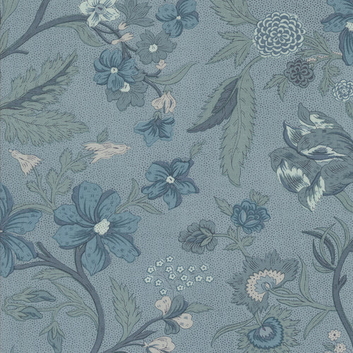 Sacre Bleu - Parterre Florals French Blue by French General