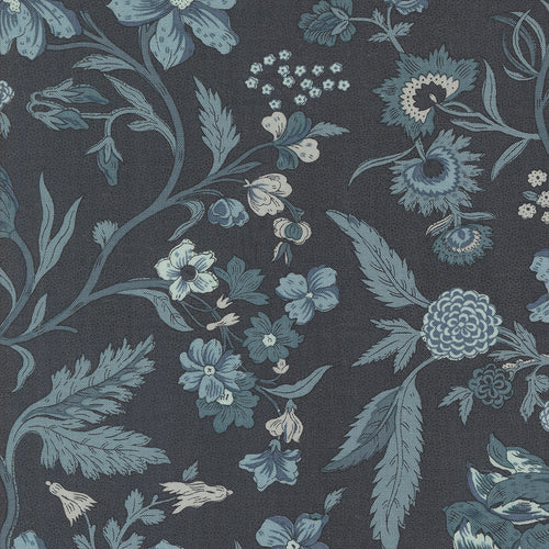 Sacre Bleu - Parterre Florals Indigo by French General