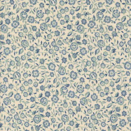 Sacre Bleu - Renoncule Florals Pearl French Blue by French General