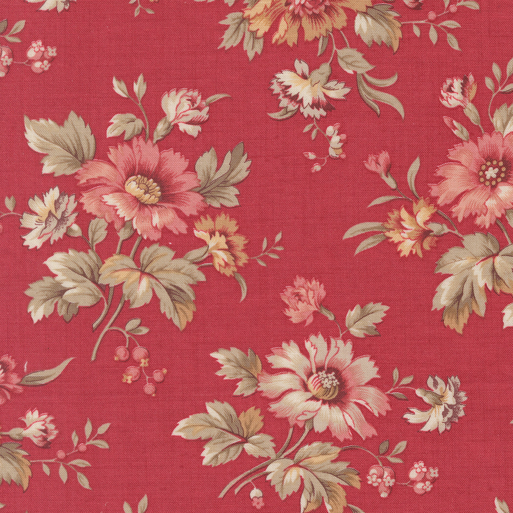 COMING SOON - Joie De Vivre Cosmos Florals Rouge by French General