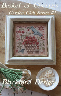 Garden Club 1 - Basket of Cherries by Blackbird Designs