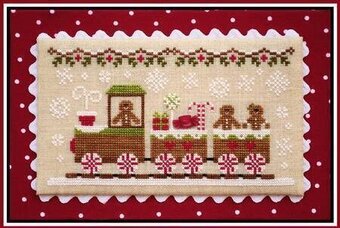 Gingerbread Village - Gingerbread Train #1 by Country Cottage Needleworks