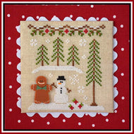 Gingerbread Village - Gingerbread Boy and Snowman #7 by Country Cottage Needleworks