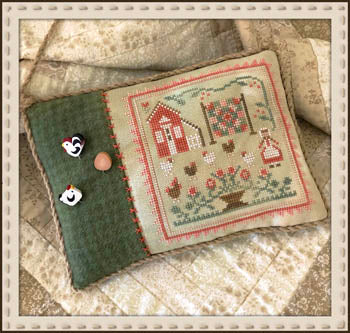 The Rooster and the Hens by Little House Needleworks