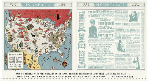 RESERVATION - Sew America Made in America Pillow Panel by J. Wecker Frisch