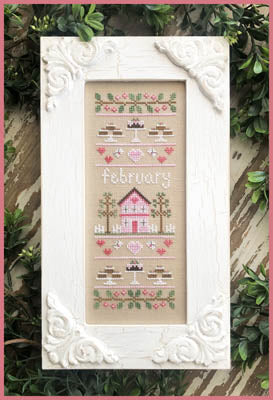 Sampler of the Month - February Sampler by Country Cottage Needleworks