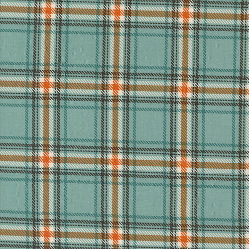 The Great Outdoors - Cozy Plaid Checks Sky by Stacy Iest Hsu