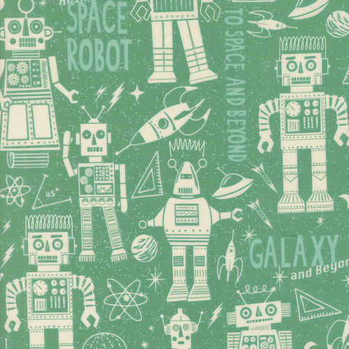 321 Blast Off Space Robots Neptune by Stacy Iest Hsu