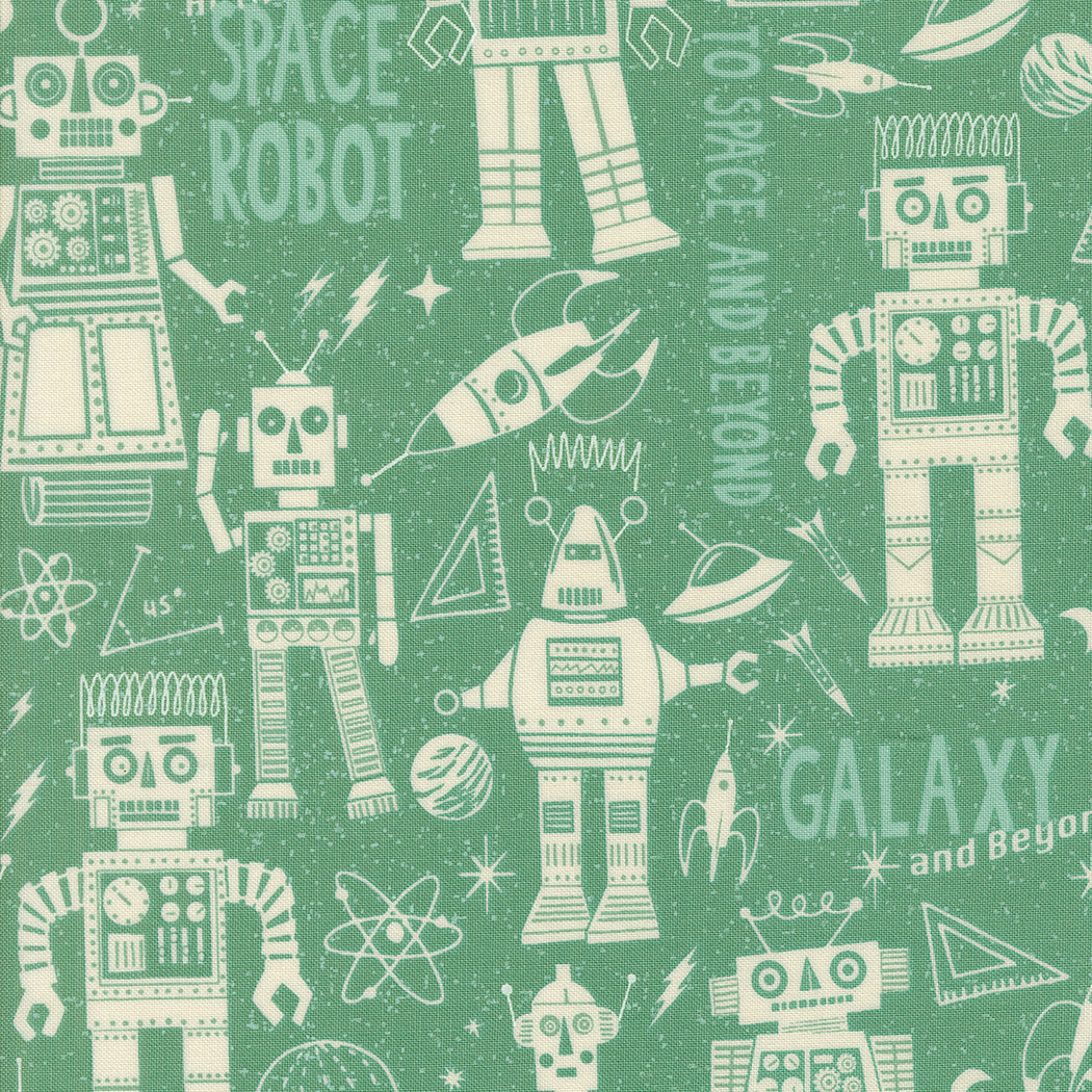 321 Blast Off Space Robots Neptune by Stacy Iest Hsu