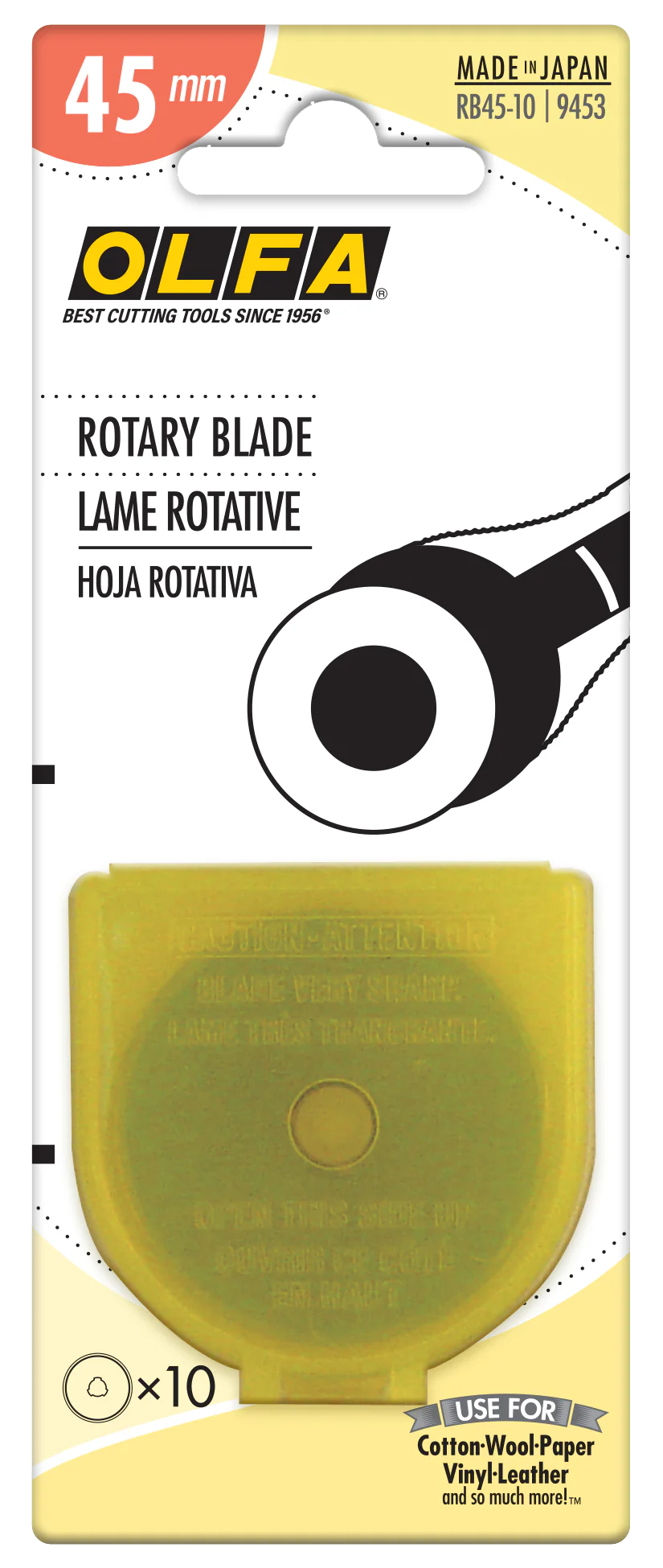 45mm Rotary Blade - Package of 10 by Olfa