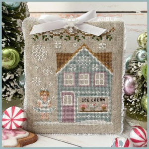 Nutcracker Village - Snow Queen's Ice Cream Parlor by County Cottage Needleworks
