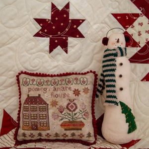 The Houses on Peppermint Lane - Pomegranate House by Pansy Patch Quilts and Stitchery