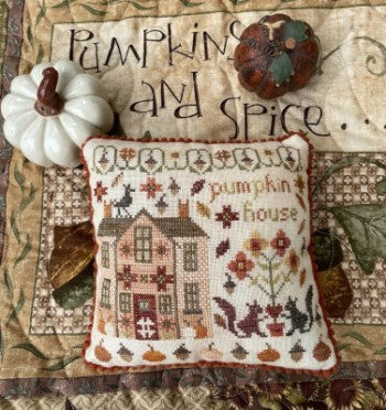 Houses on Pumpkin Lane - Pumpkin House by Pansy Patch Quilts and Stitchery