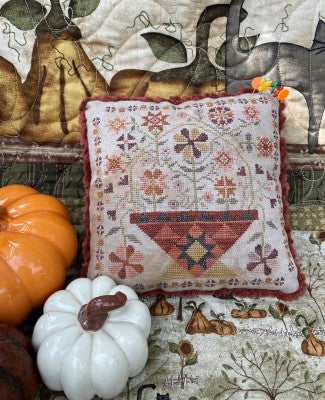 Betsy's Autumn Basket by Pansy Patch Stitchery