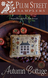 Autumn Cottage by Plum Street Samplers