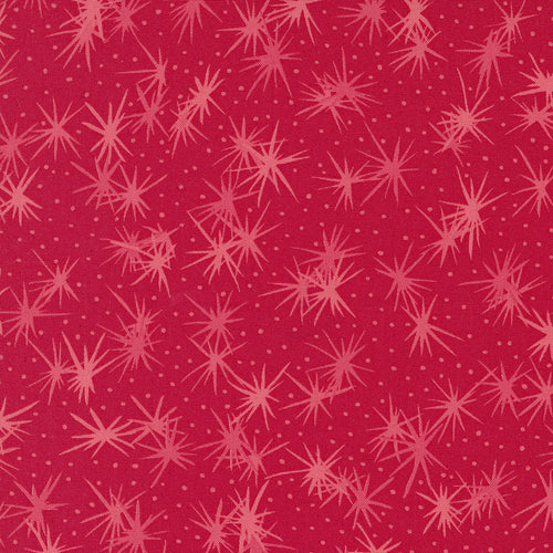 Reindeer Games - Christmas Sparks Poinsettia Red by Me and My Sister Designs