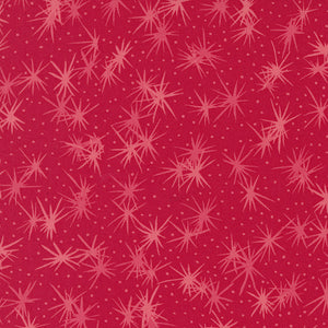 Reindeer Games - Christmas Sparks Poinsettia Red by Me and My Sister Designs