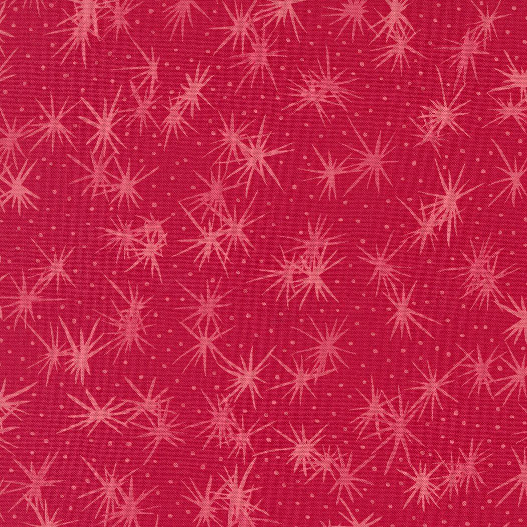 Reindeer Games - Christmas Sparks Poinsettia Red by Me and My Sister Designs