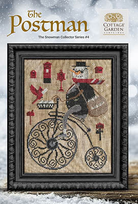 Snowman Collector Series The Postman by Cottage Garden Samplings