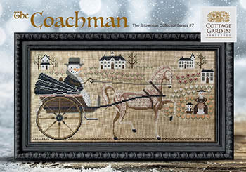 Snowman Collector Series The Coachman by Cottage Garden Samplings