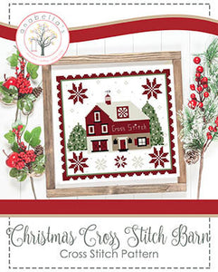 Christmas Cross Stitch Barn by Anabella's